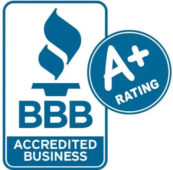 Accredited with an A+ BBB Rating