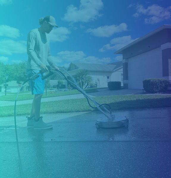 Driveway Pressure Wash Cleaning 
