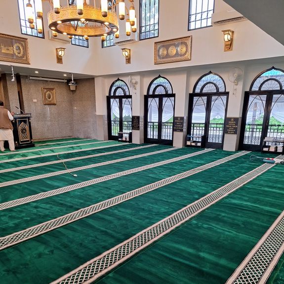 Transform Your Mosque with Haji Ishaq Carpets.