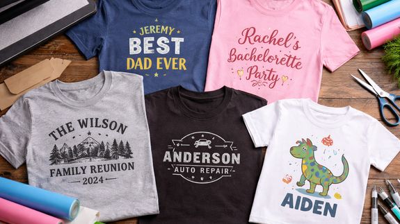 Transform your ideas into custom shirts in Vaiden, MS.