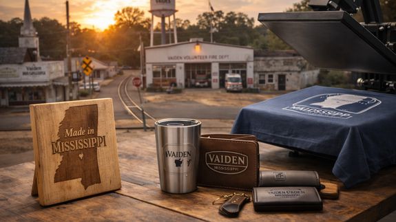 Custom Laser Engraving and T-Shirt Printing in Vaiden, MS