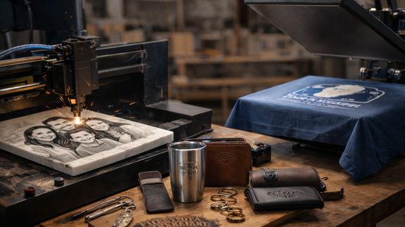 Custom Laser Engraving and T-Shirt Printing in Vaiden, MS