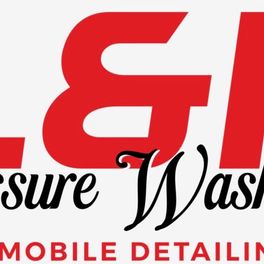 L&F pressure washing & mobile detailing  logo