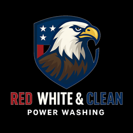 Red White & Clean Power Washing logo