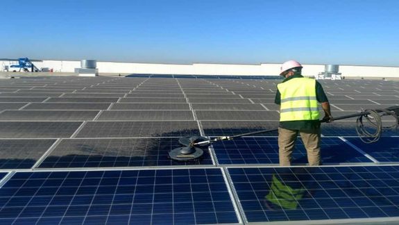 Professional Solar Panel and Pressure Washing - Call or Text 760 274 4816.