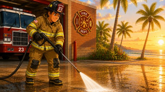 From Firefighter to First-Class Clean Power Washing & Paver Sealing You Can Trust