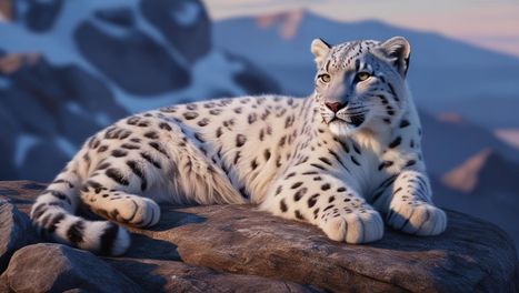 Save the snow leopards logo
