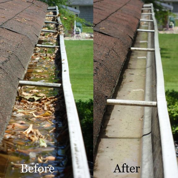 Clear your gutters professional service throughout Harford County.