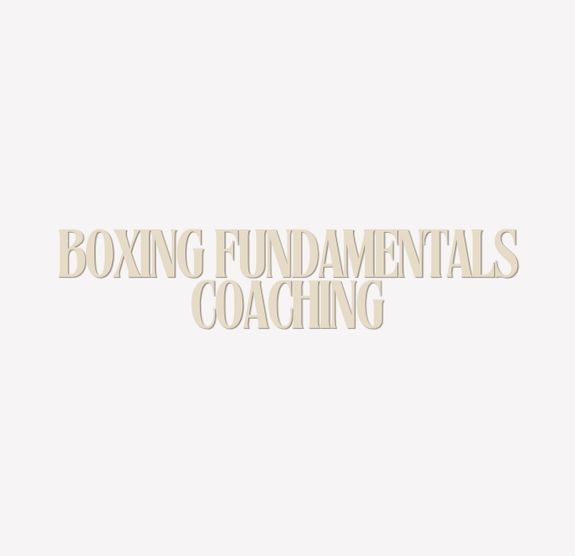 Boxing Fundamentals Coaching