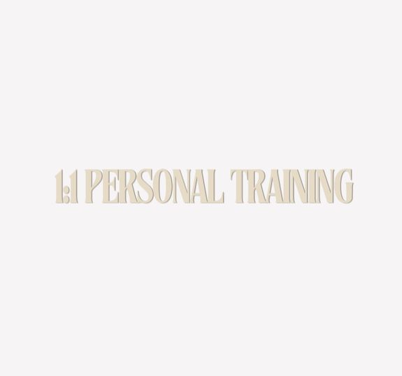 1:1 Personal Training