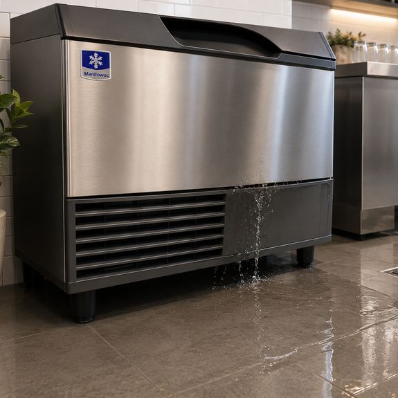 What signs indicate that my ice machine needs servicing?