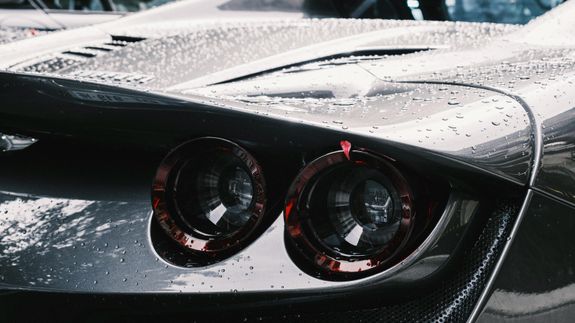 Red Subaru Sedan on Road