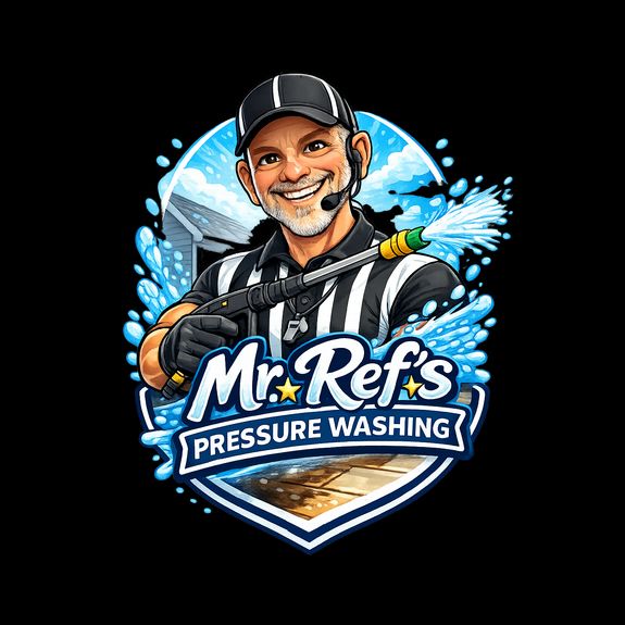 Don't Let Dirt Ruin Your Game! Call Mr. Ref's Pressure Washing! We blow the whistle on dirt!