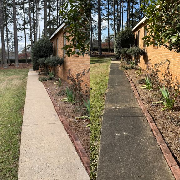 How long does the pressure washing process take?