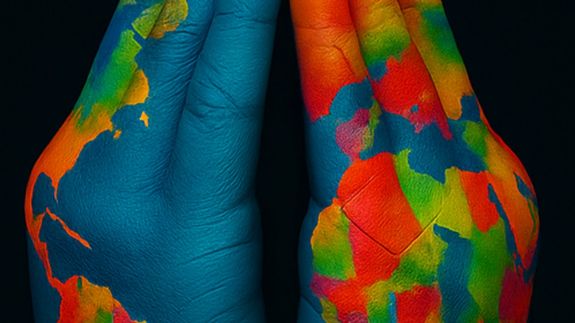 A Man and a Woman with Ppe's Talking at a Construction Site
