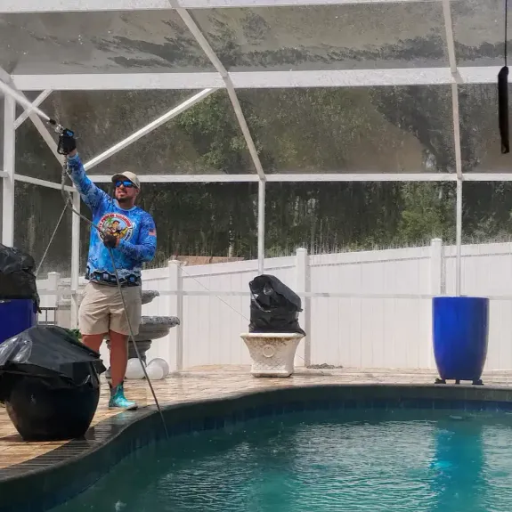 Pool Deck and Lanai Washing