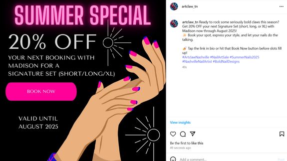 Follow Madison on Instagram for New Claws, Nail Care & More!