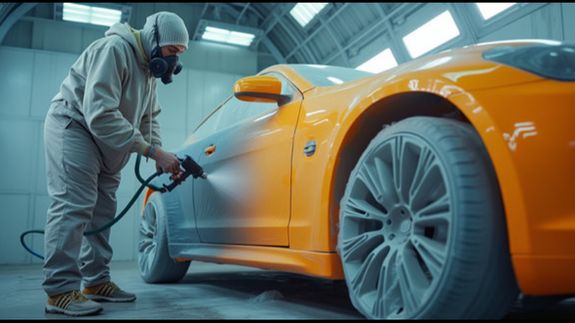 Water Droplets on Red Surface