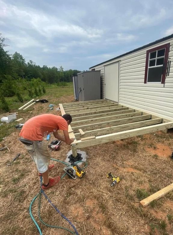 How long does it take to build a deck or porch?