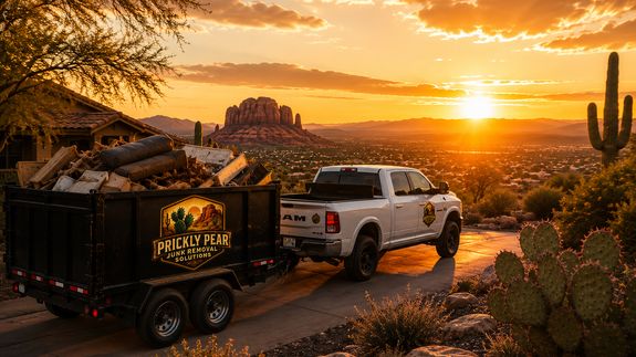 Junk Removal in Peoria, AZ.  Same-day and next-day service available