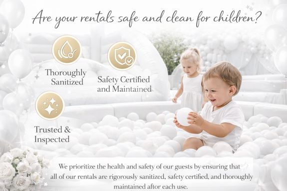 Are your rentals safe and clean for children?