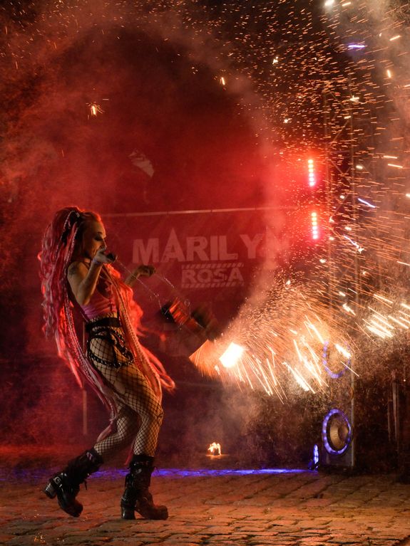 Fire + pyrotechnic show