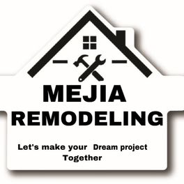 Mejia remodeling  and construction logo