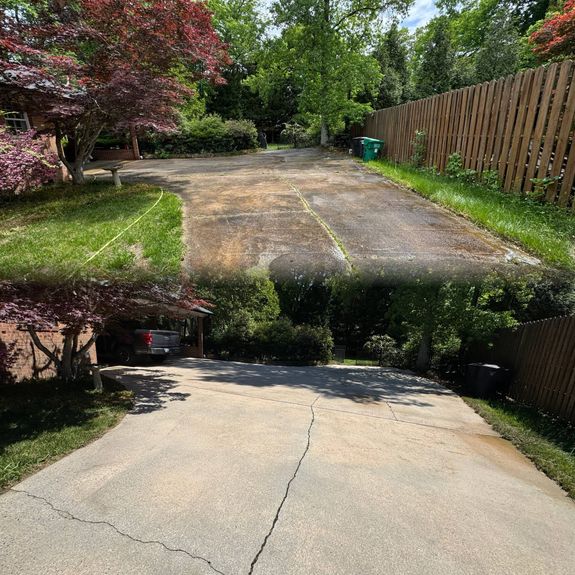 Driveway Pressure Washing